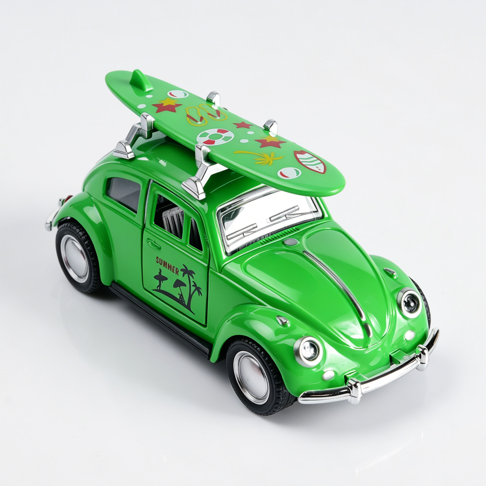 Retro Green Beetle Diecast Car - Kids Toys Car avaliação e preço