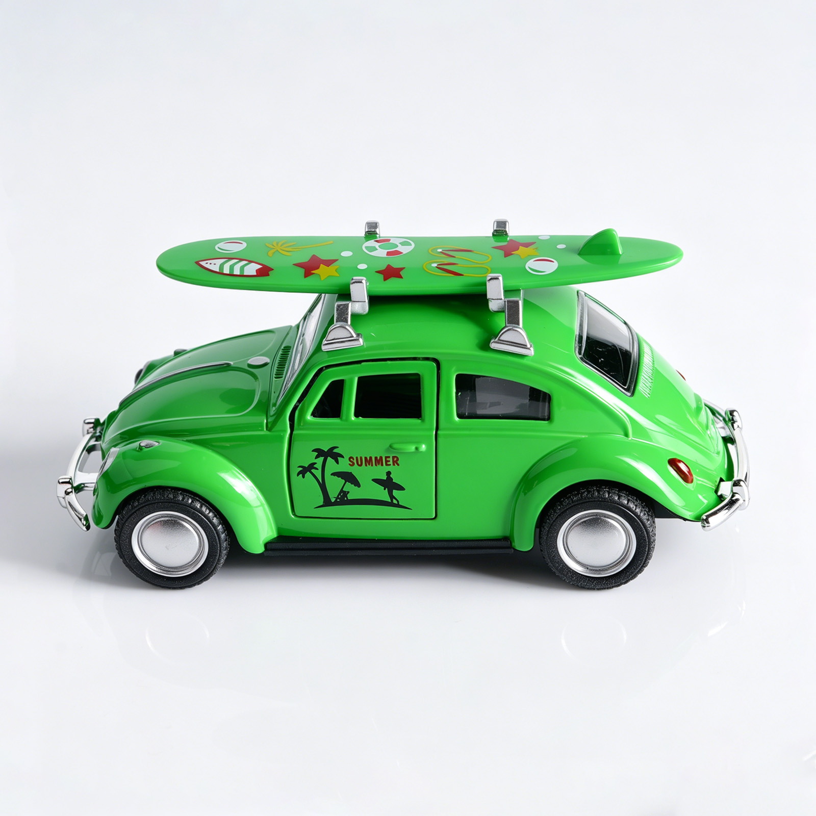 Retro Green Beetle Diecast Car - Kids Toys Car avaliação e preço