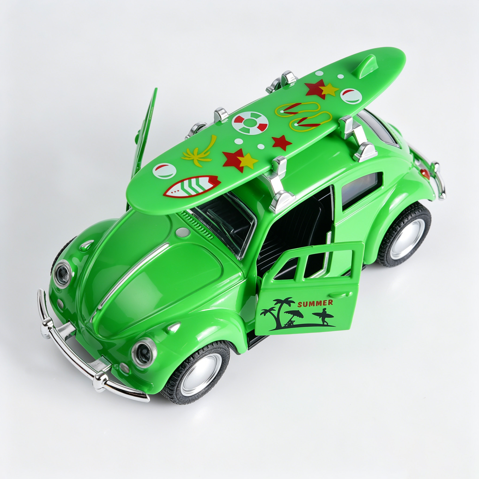 Retro Green Beetle Diecast Car - Kids Toys Car avaliação e preço