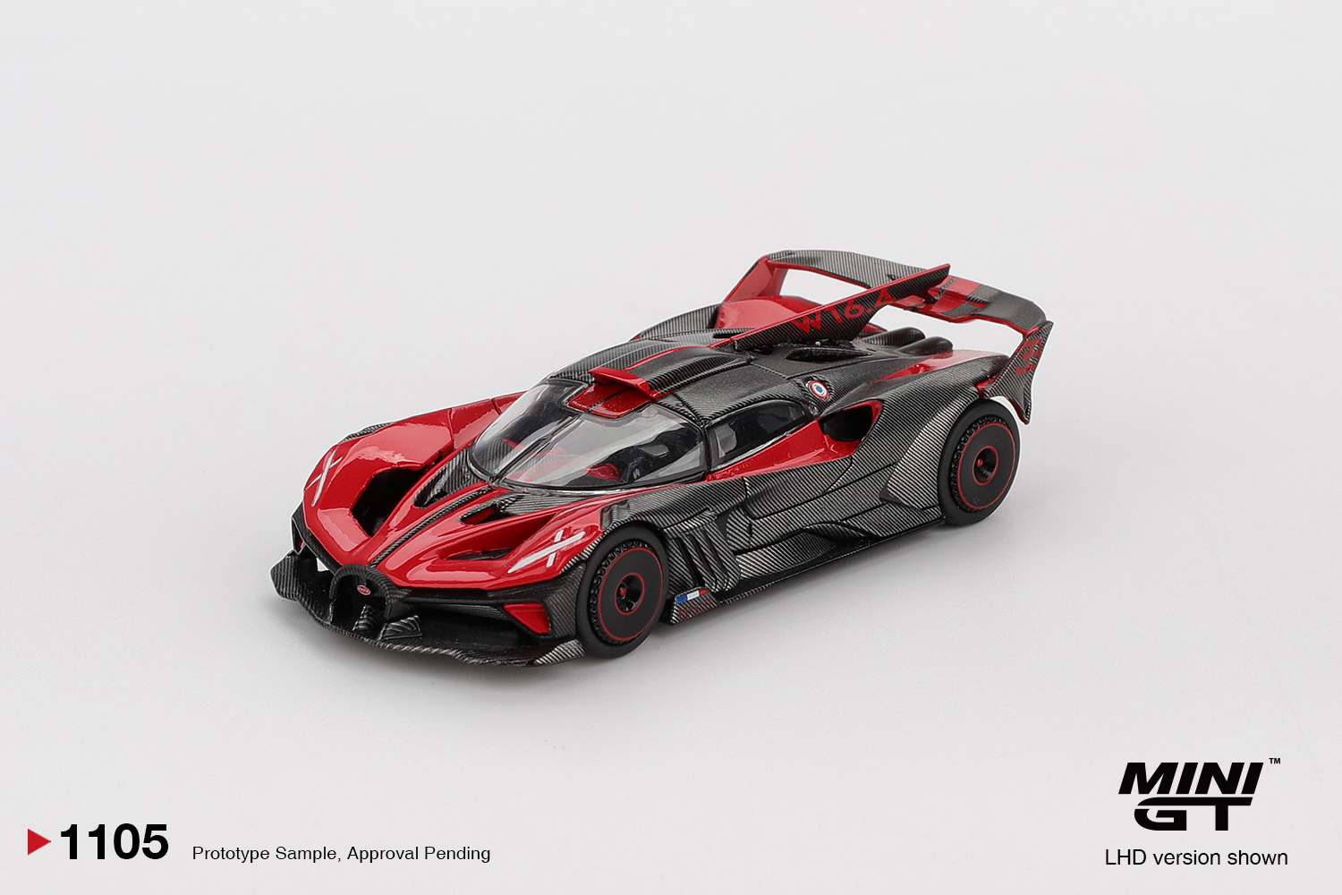MINIGT 1/64 Bugatti Bolide Red - Kids Toys Car avaliação e preço