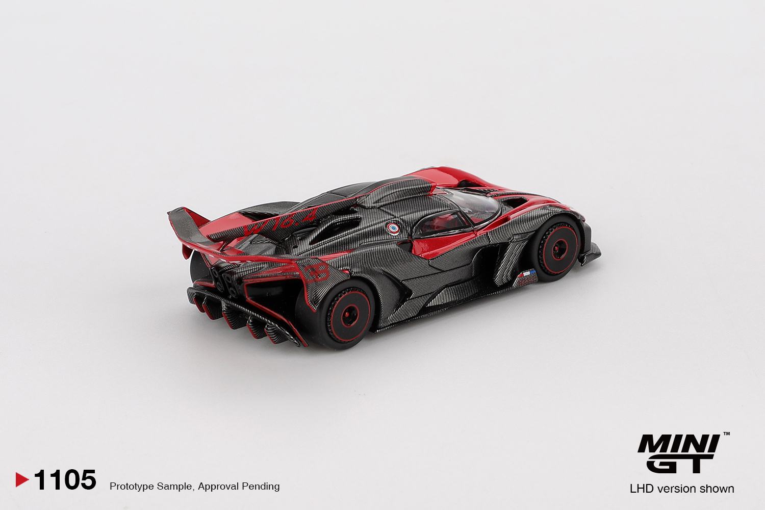 MINIGT 1/64 Bugatti Bolide Red - Kids Toys Car avaliação e preço