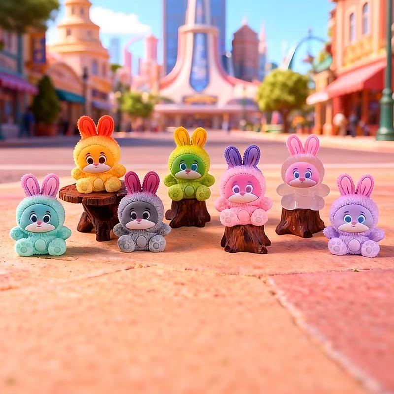 Cartoon Resin Rabbit Animal Po - Kids Toys Car avaliação e preço