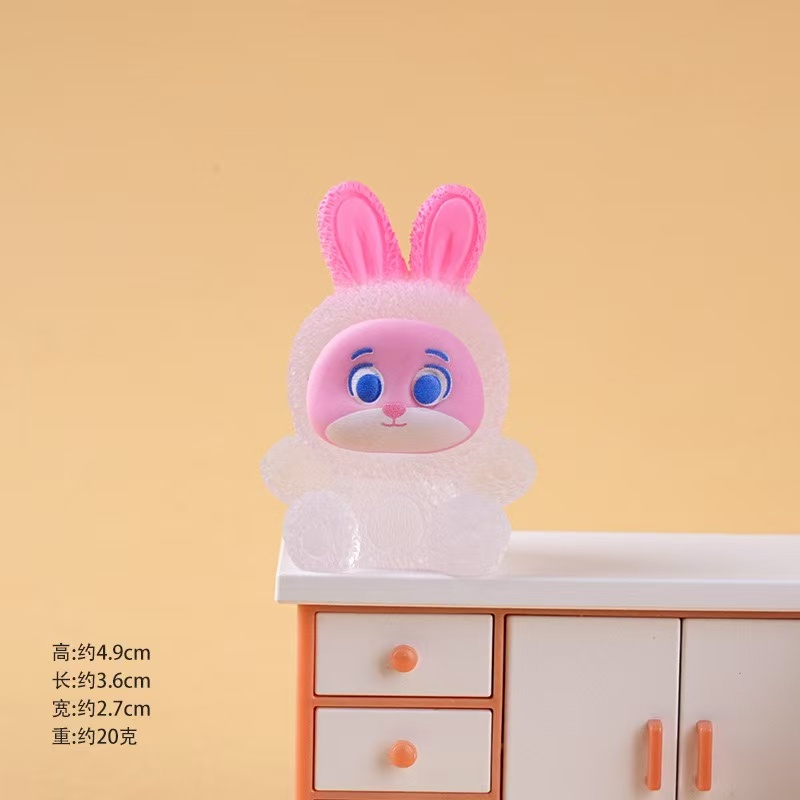 Cartoon Resin Rabbit Animal Po - Kids Toys Car avaliação e preço