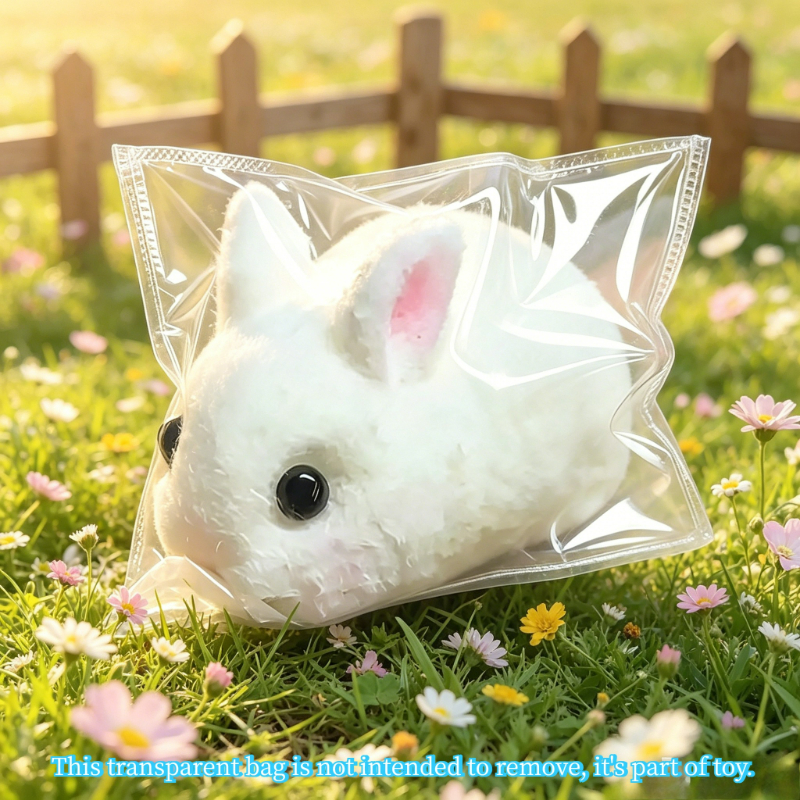 1/2/3PCS Fluffy White Rabbit S - Kids Toys Easter avaliação e preço