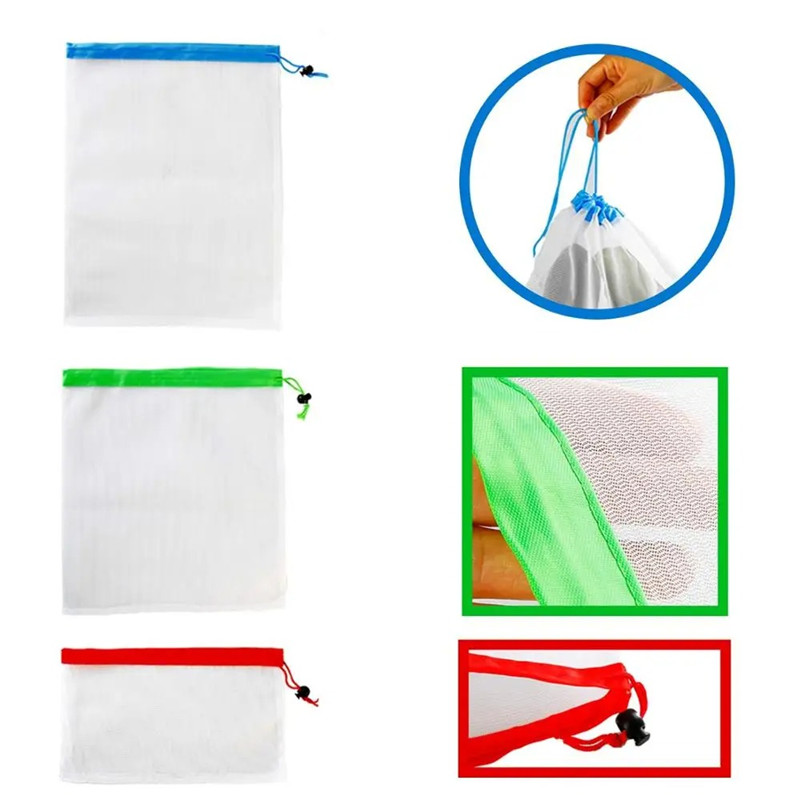 3pcs Drawstring Toy Storage Ba - Kid Toys And More avaliação e preço